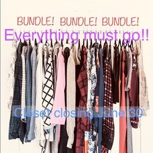 Closet is closing TODAY!!